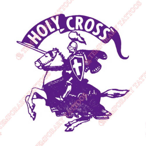 Holy Cross Crusaders Customize Temporary Tattoos Stickers NO.4566
